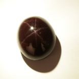 GFCO (Swiss) Certified 61.84 ct. Star Rhodolite Garnet