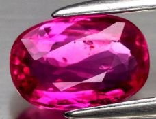 LOTUS Cert. 1.01 ct. Untreated PINK Sapphire MOZAMBIQUE