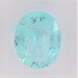 IGI Cert. 3.04ct. Neon Greenish Blue " PARAIBA " BRAZIL