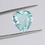 GIA Cert. 8.80 ct. Neon Greenish Blue "PARAIBA " BRAZIL