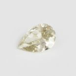 IGI Certified 0.92 ct. Pear Brilliant Diamond UNTREATED