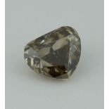 IGI Cert. 0.35ct. Diamond Fancy Brownish Grey Untreated