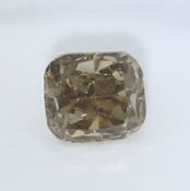 IGI Cert. 0.51 ct. Diamond - Fancy Brown - I1 UNTREATED