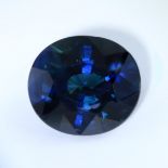 GIA Certified 3.66 ct. Untreated Blue Sapphire - BURMA