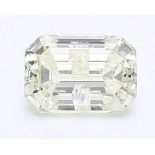 IGI Certified 1.02 ct. Emerald Shape Diamond UNTREATED