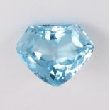 GFCO (Swiss) Cert. 44.80 ct. Swiss Blue Topaz - BRAZIL