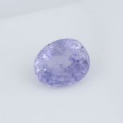 IGI Cert. 3.24 ct. Untreated Purple Sapphire MADAGASCAR