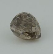 IGI Certified 0.35 ct. Diamond - Fancy Brown UNTREATED