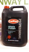 2pcs CarPlan Brand new sealed 5litre glass cleaner 2pcs CarPlan Brand new sealed 5litre glass