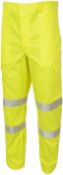 10pcs Premium Cargo trousers Hiviz Yellow Mix of XL - 4XL     10pcs Premium Cargo trousers Hiviz