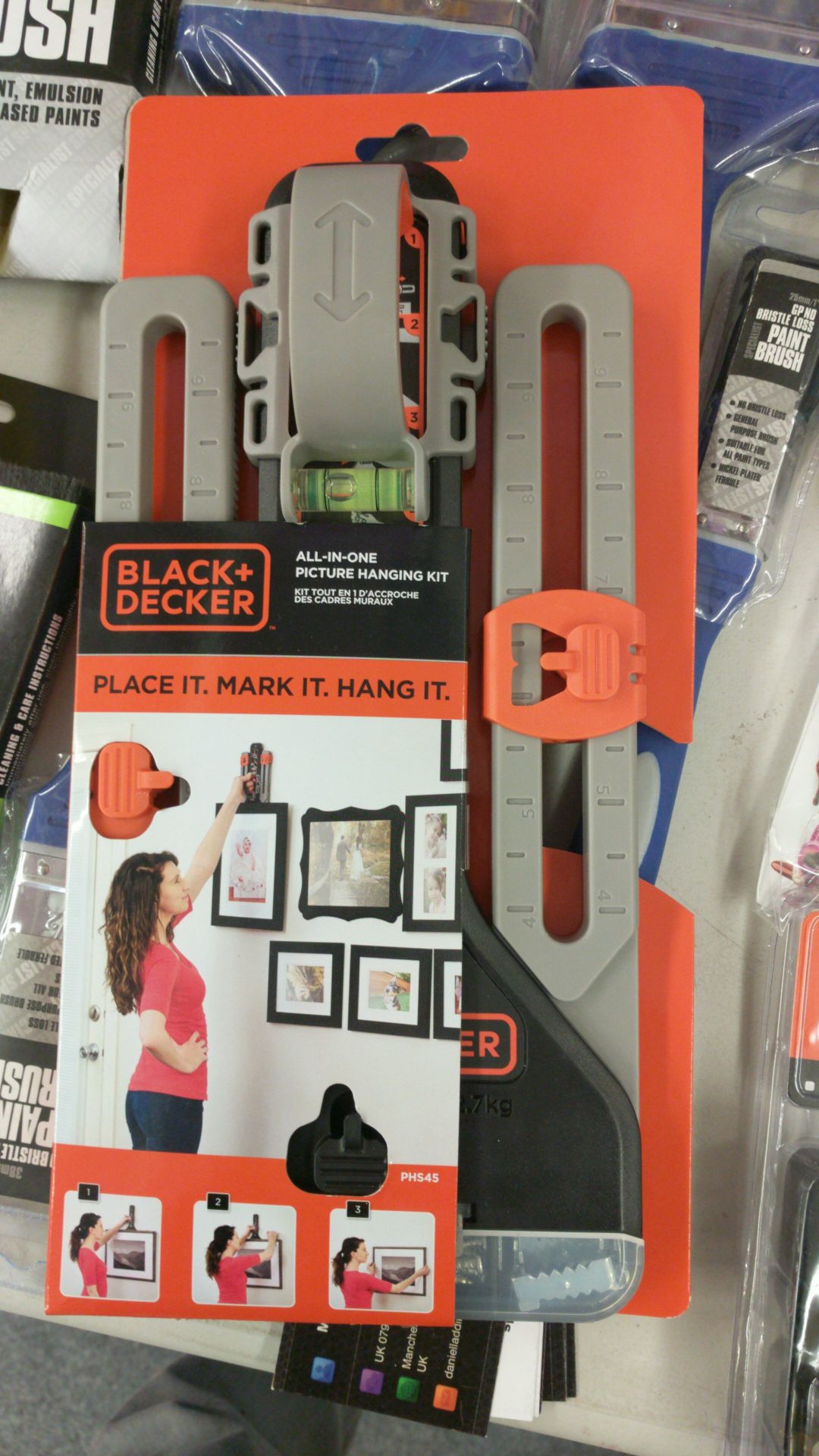 10x Brand new Black and Decker Wall mount picture hanging tool 10x Brand new Black and Decker Wall
