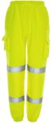 10pcs Premium Cargo trousers Hiviz Yellow Mix of XL - 4XL     10pcs Premium Cargo trousers Hiviz