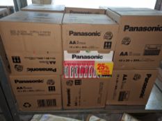 20x packs of brand new Panasonic 10 pack AA batteries 20.Packs of brand new Panasonic 10 pack AA