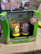 1pcs Leapfrog Owl and Parrot activity set with playbook     1pcs Leapfrog Owl and Parrot activity