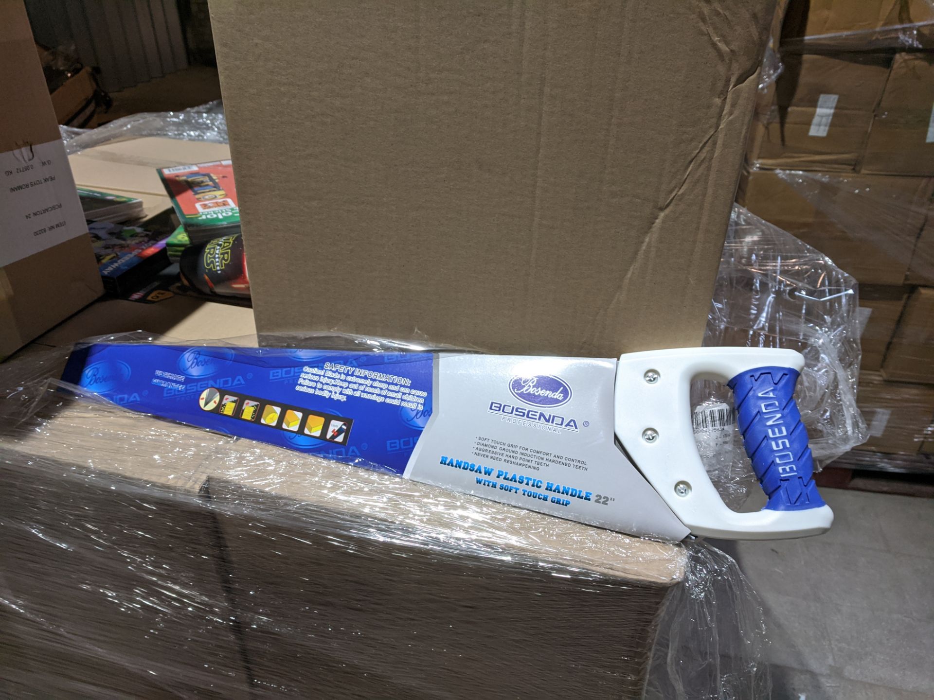 1x pcs Brand new Sealed 22" Professional Saw with rubberized handle grip 1x pcs Brand new Sealed 22"