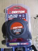 50pcs Brand new Pro 7.5metre Dekton tape measure     50pcs Brand new Pro 7.5metre Dekton tape