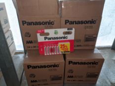 20x packs of brand new Panasonic 10 pack AA batteries 20.Packs of brand new Panasonic 10 pack AA