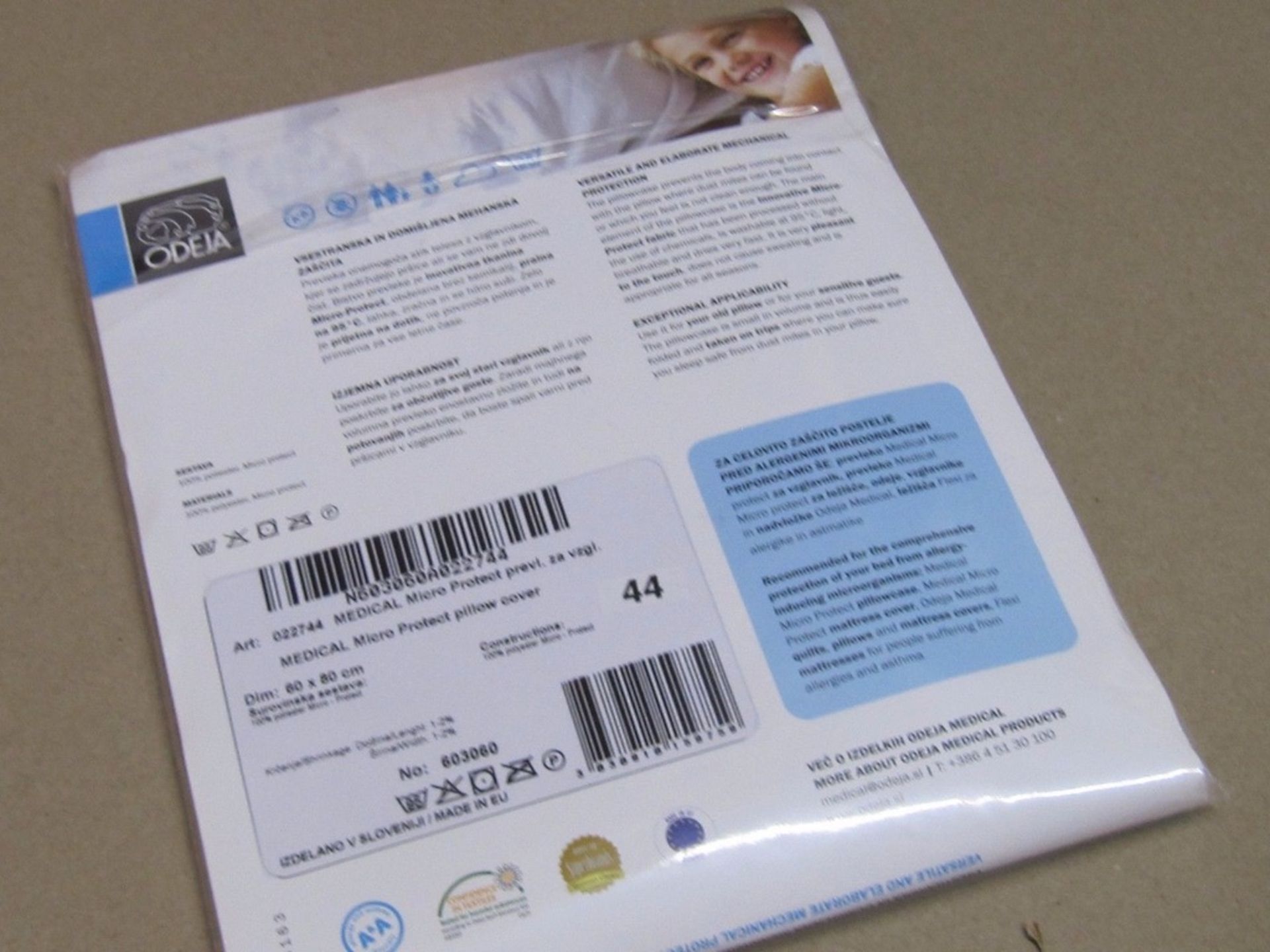 5 x Allergies Pillow Case. Medical Micro Protect Cover. by ODEJA no vat on hammer.You will get 5 - Image 2 of 3