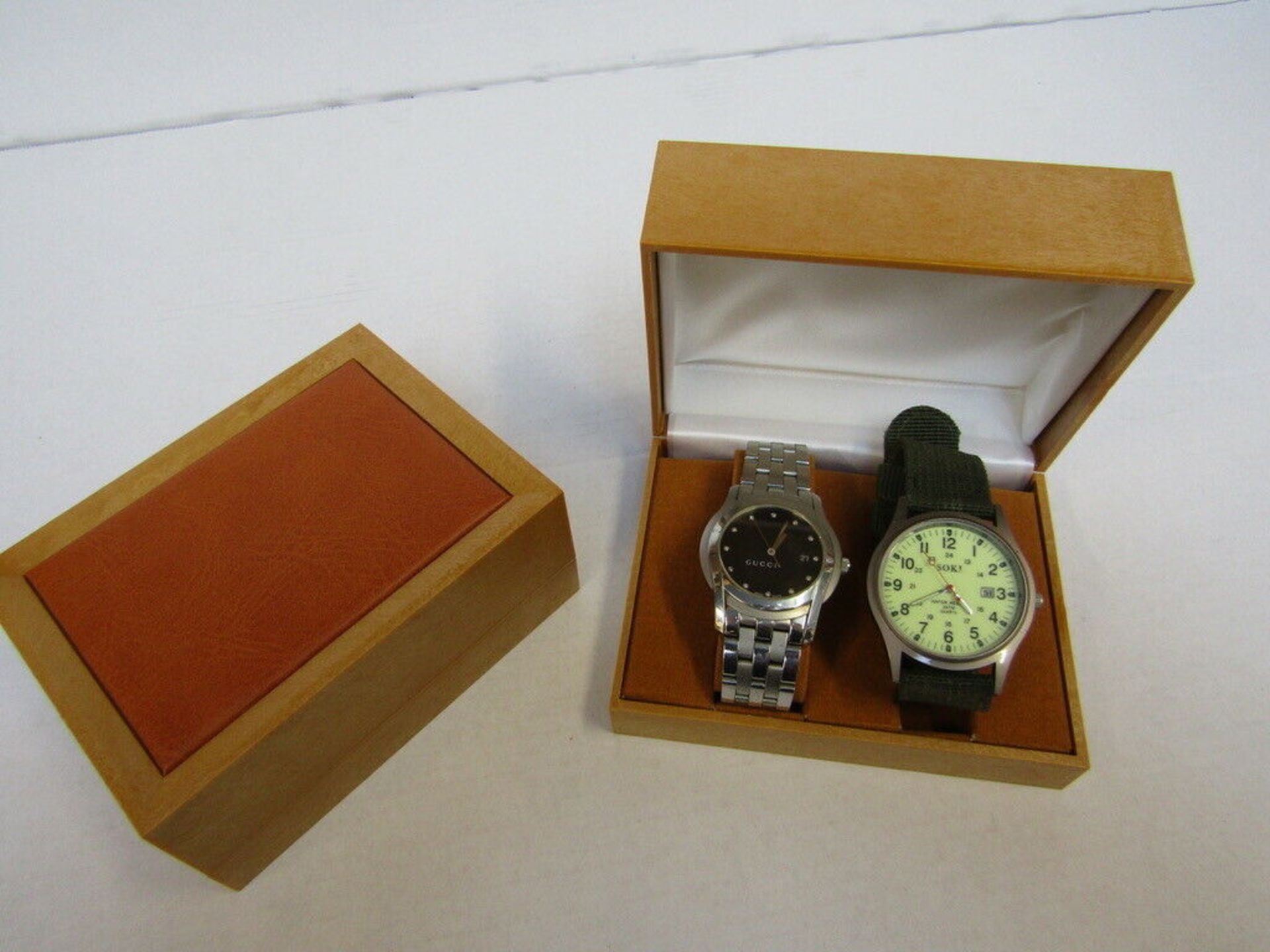 20 x Watch & Jewellery Box. no vat on hammer.You will get 20 of these.Please note, the watches in - Image 2 of 4