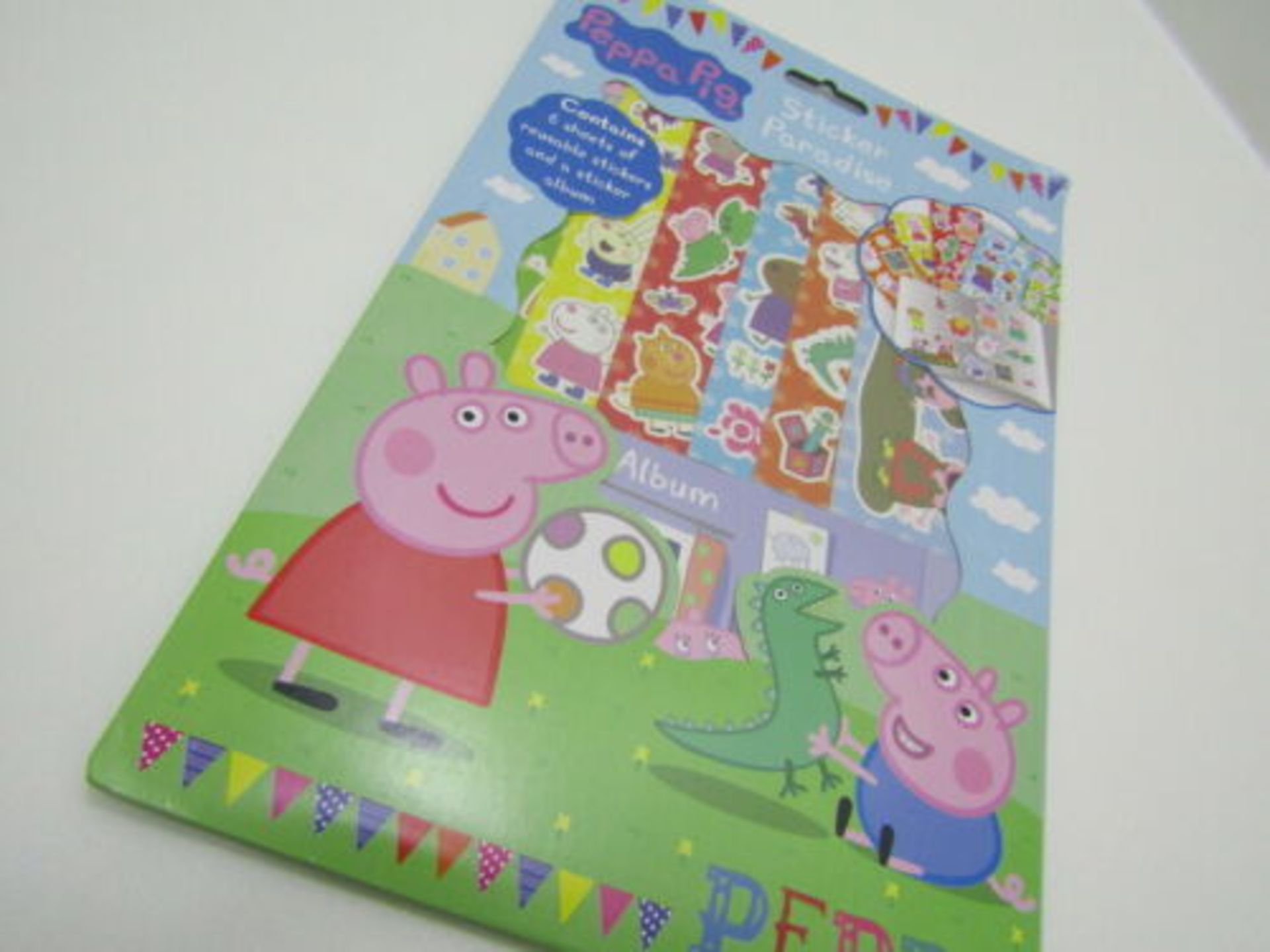 14 x Peppa Pig Sticker Paradise. no vat on hammer.You will get 14 of these.Peppa Pig Sticker