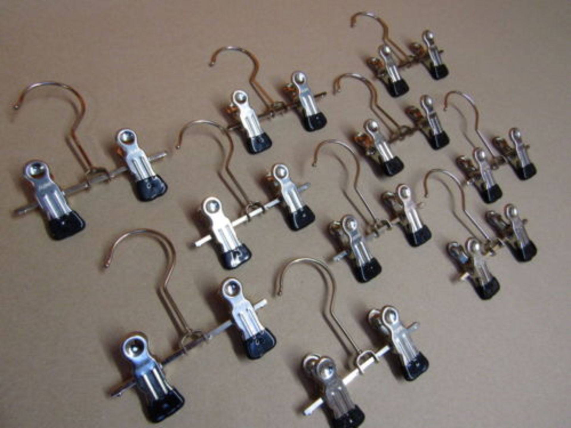 30 x Mawa Mini Clothes Premium Hangers for ties & Belts etc. Non Slip. no vat on hammer.You will get - Image 2 of 3