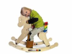 Toddlers Rocking Horse. Wooden. Brand New. 60cm high. RRP. £124.99. no vat on hammer.You will get