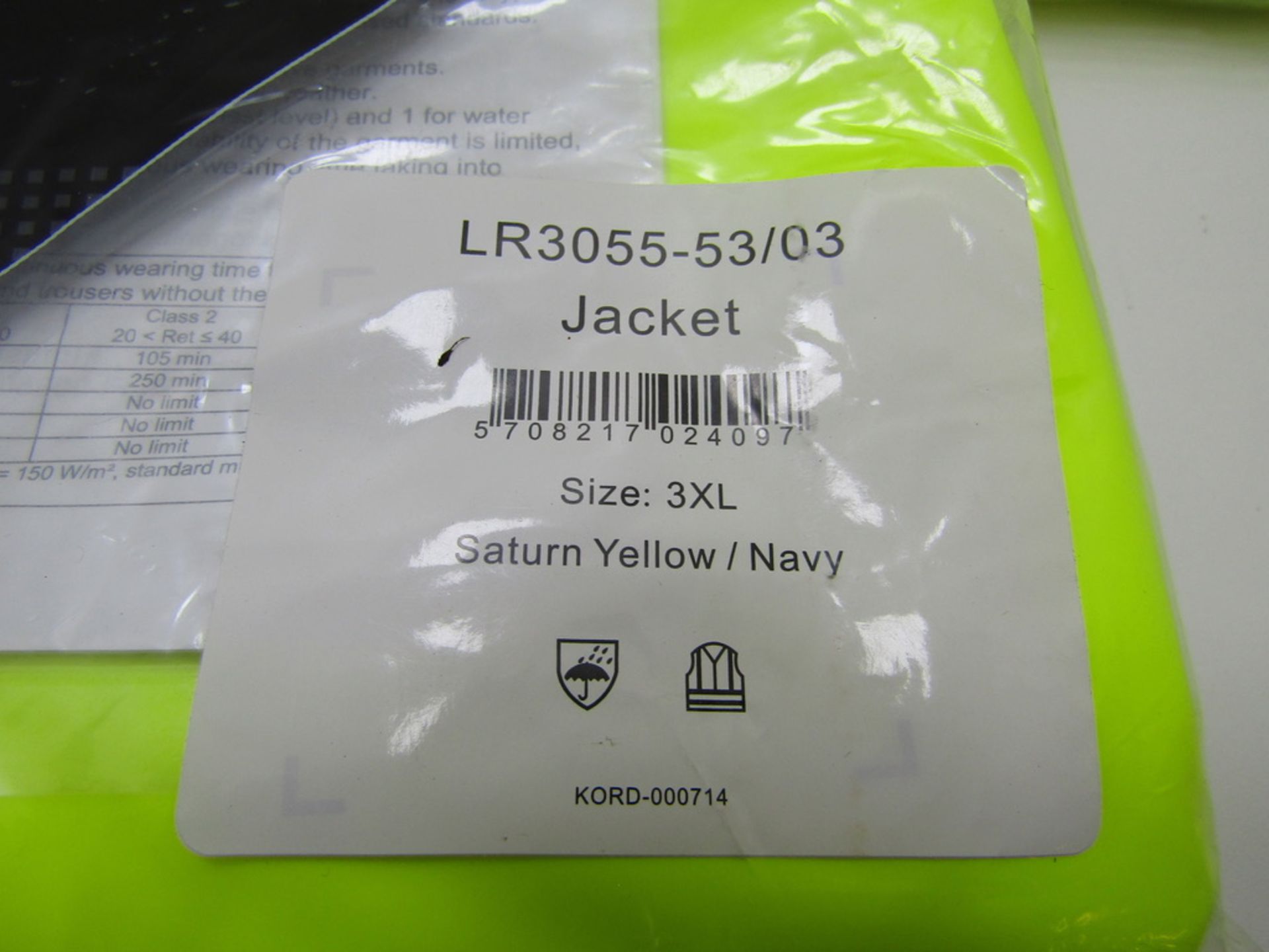 4 x Waterproof Jackets. Lyngsoe PPE workwear. no vat on hammer.You will get 4 jackets.3 x Waterproof - Image 2 of 5