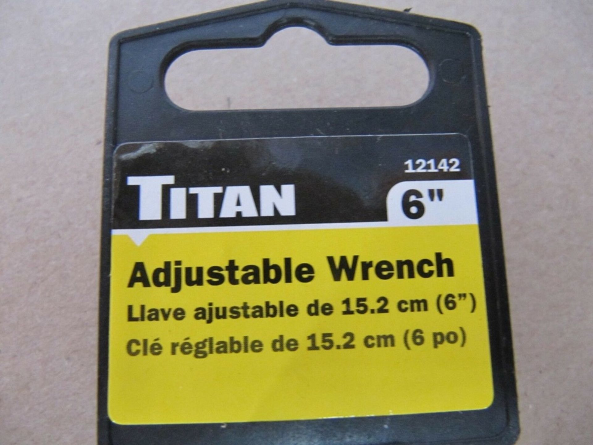 10 x Titan Tools 6 inch Adjustable Wrench. 12142 no vat on hammer.You will get 10 of these.Semi - Image 4 of 4