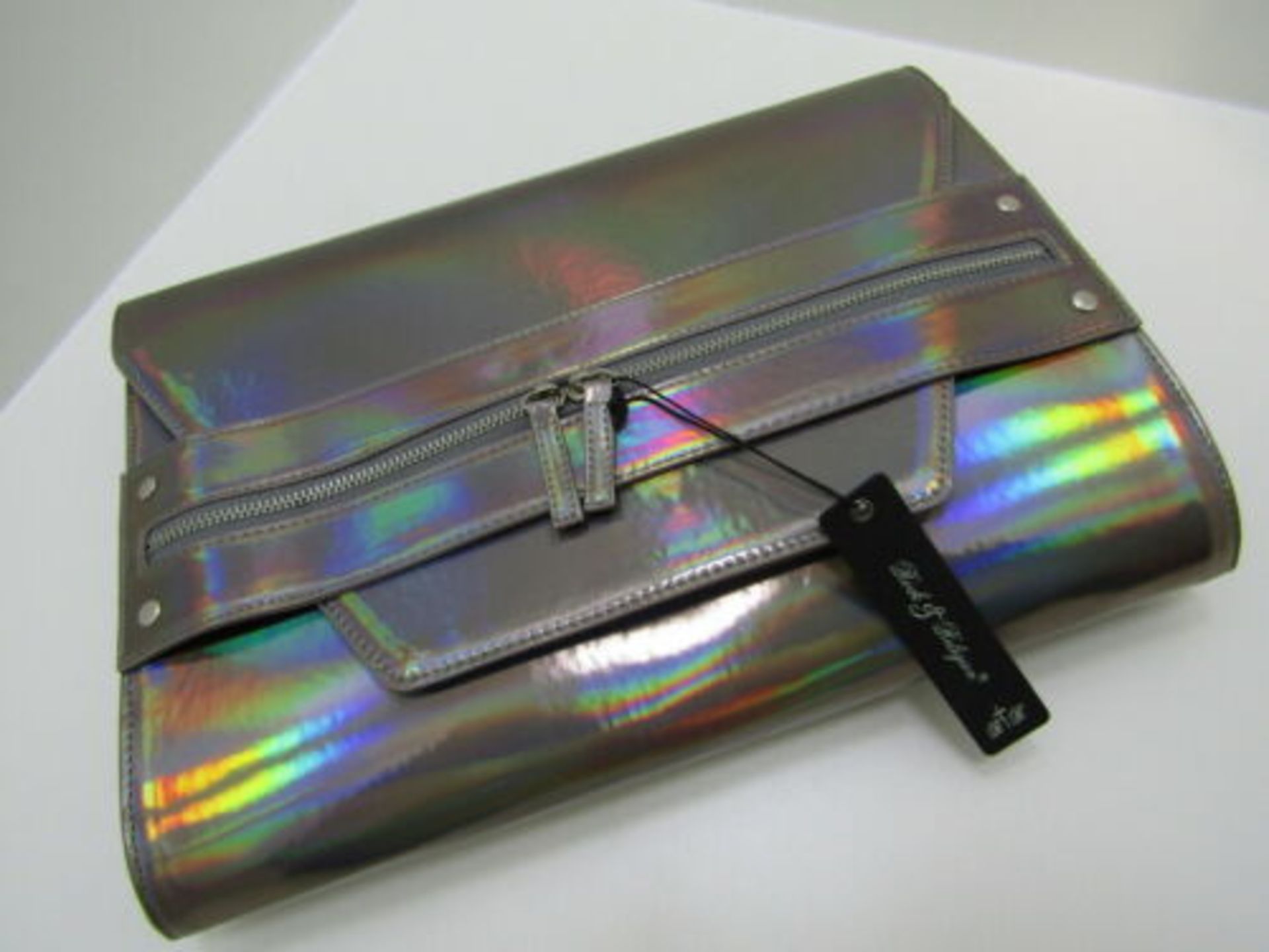 10 x Clutch Bag. Pearlescent. Metalic. Hand Bag by Rock & Religion. no vat on hammer.You will get 10