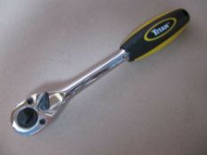 6 x Reversable Socket Ratchet 3/8" and 1/2" Titan Tools. 11058 no vat on hammer.You will get 6 of