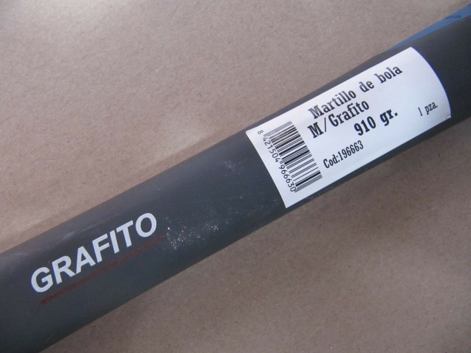 5 x Ball Pein Hammer. Fibreglass Shaft. Grafito. 910g, 38mm no vat on hammer.You will get 5 of - Image 5 of 5