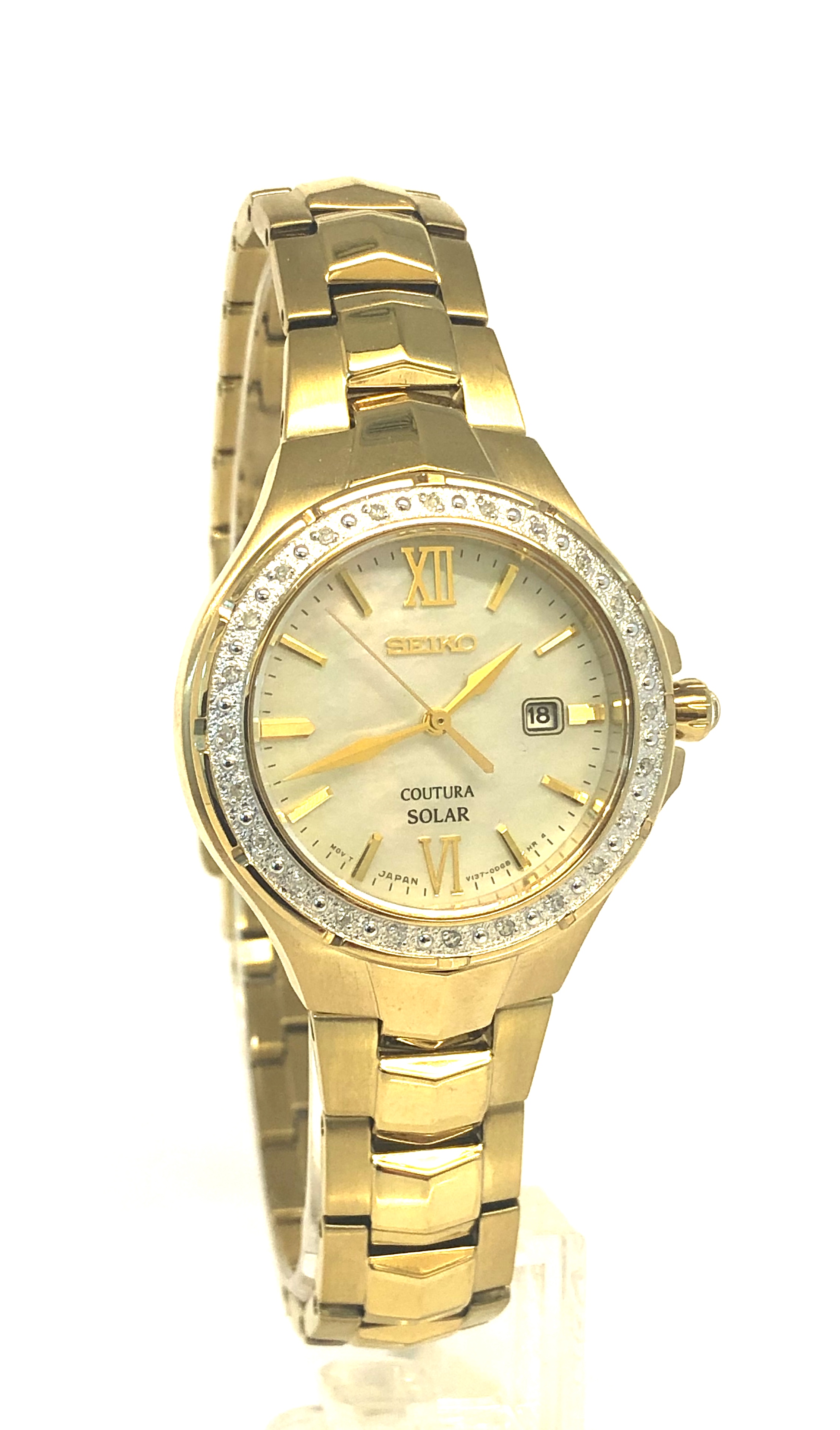 Ladies Seiko Coutura Solar Solar Powered Watch SUT242P9