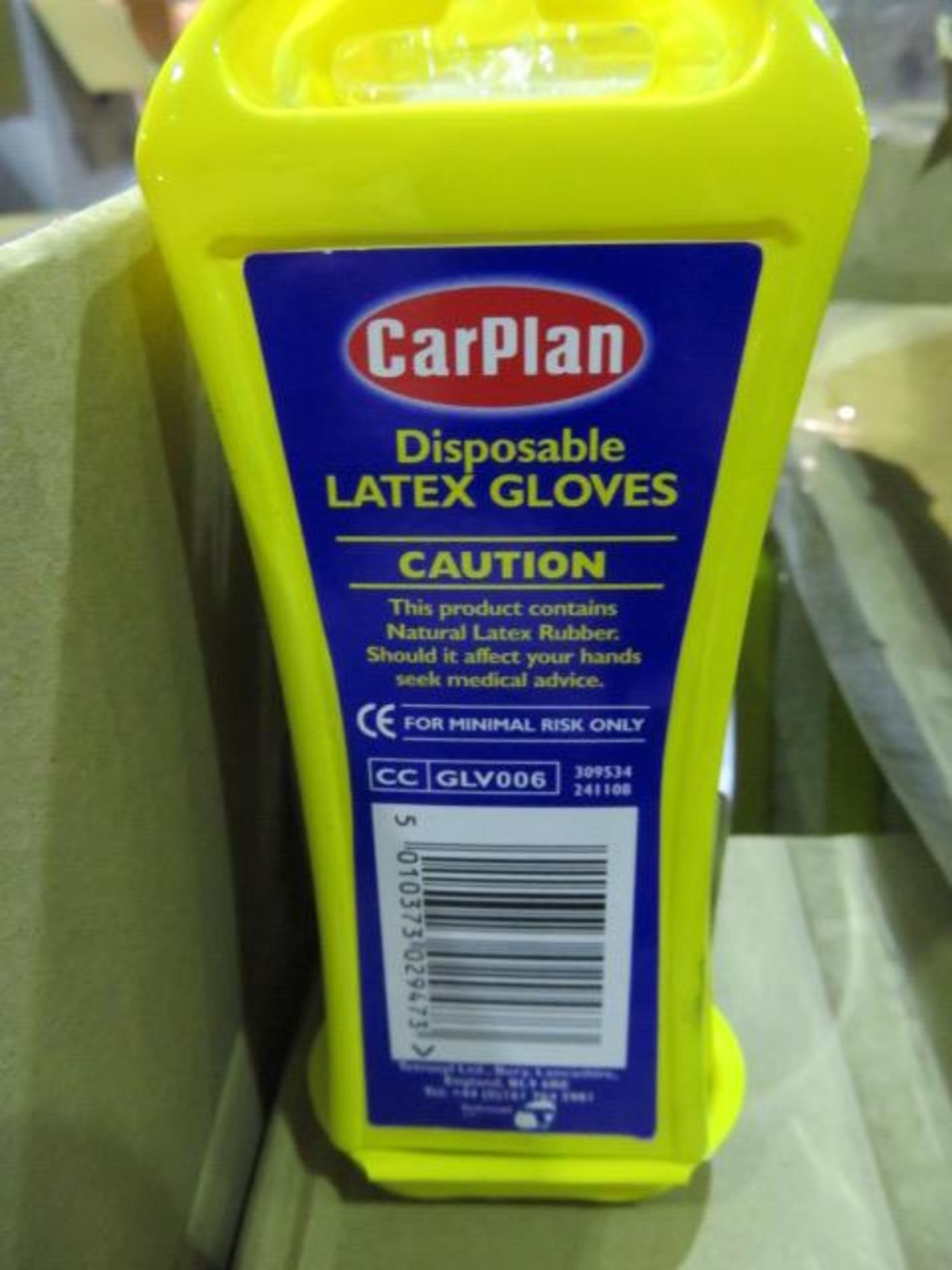 (314) PALLET TO CONTAIN 648 x CARPLAN 6 PAIRS OF DISPOSABLE LATEX GLOVES. RRP £2.99 PER PACK. ... - Image 3 of 3