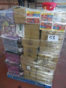 (53) LARGE PALLET TO CONTAIN A VERY LARGE QTY OF VARIOUS FOOD, DRINK & CONFECTIONARY TO INCLUDE...