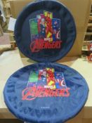 WHOLESALE JOB LOT 48 X BRAND NEW MARVEL AVENGERS GIANT FRISBEE 42CM DIAMETER RRP £4.99 EACH...