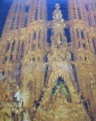 Framed image of Gaudi’s Sagrada Familia Cathedral