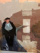 Austin Moseley b. 1930 - Evening Stroll - Giclee on Board Limited Edition with C.O.A