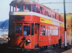 Print Of Mumbles Train Framed And Under Glass