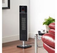 (K22) 2000W Oscillating PTC Heater Made from an advanced ceramic material enables safe, powerf...