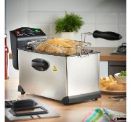 (K27) 3L Deep Fat Fryer Perfect for frying sweet and savoury recipes including chips, fish, ch...