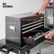(S302) Topchest Tool Box All-metal topchest offers a secure solution to your workshop tool and...