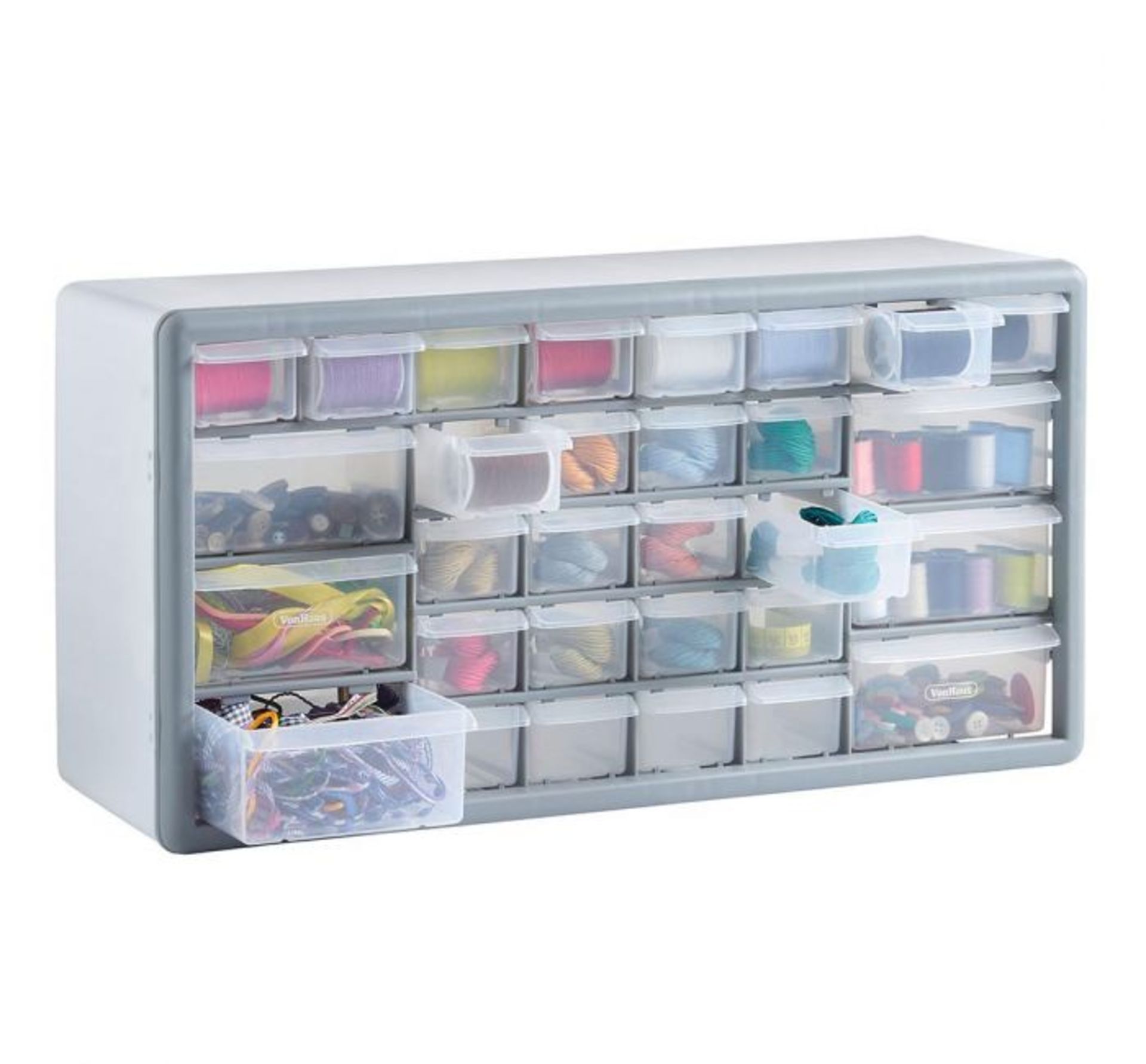 (K21) White 30 Drawer Organiser Perfect for storing small parts such as nuts, bolts, screws, n... - Image 3 of 3