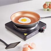 (NN39) Single Hot Plate Small, lightweight and easily portable, use the hot plate for cooking ...