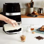 (S412) 1.5L Bean to Cup Coffee Machine Use with either ground coffee or coffee beans and choos...