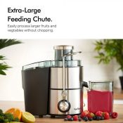 (NN93) 400W Stainless Steel Juicer Enjoy delicious juices every day with the whole fruit juic...