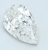 GIA Certified 0.90 Carats Pear Shape Diamond