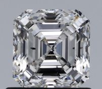 GIA Certified 0.81 Carats Asscher Cut Diamond