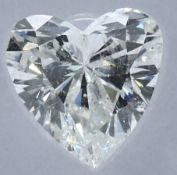 IGI Certified 0.99 Carats Heart Shape Diamond