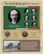 Thomas Clarke Executed Leader Easter Rising 1916 Rare Birth & Death Montage