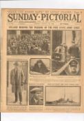 The Original Sunday Pictorial Newspaper August 27 1922 The Death Of Michael Collins